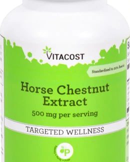 Vitacost Horse Chestnut - Standardized -- 500 mg per serving - 180 Capsules