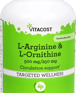Vitacost L-Arginine & L-Ornithine 500 mg/250 mg -- 100 Capsules