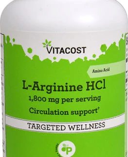 Vitacost L-Arginine HCl -- 1800 mg per serving - 200 Capsules