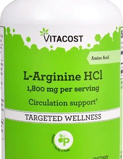 Vitacost L-Arginine HCl -- 1800 mg per serving - 300 Capsules