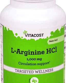 Vitacost L-Arginine HCl -- 1000 mg - 100 Tablets (100 servings)