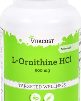 Vitacost L-Ornithine -- 500 mg - 100 Capsules