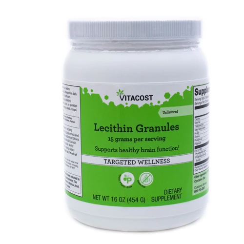 Vitacost Lecithin Granules Unflavored -- 15 grams per serving - 16 oz