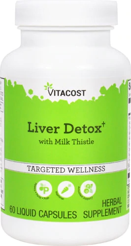 Vitacost Liver Detox* -- 60 Liquid Capsules