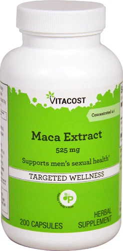 Vitacost Maca Extract -- 525 mg - 200 Capsules
