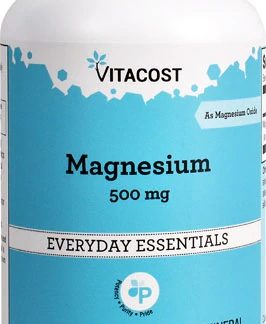 Vitacost Magnesium -- 500 mg - 180 Capsules