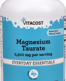 Vitacost Magnesium Taurate -- 2500 mg per serving - 120 Vegetarian Tablets