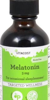 Vitacost Melatonin Liquid -- 3 mg per serving - 2 fl oz