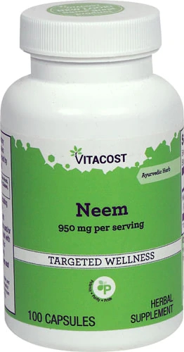 Vitacost Neem -- 950 mg per serving - 100 Capsules