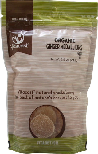 Vitacost Organic Ginger Medallions -- 8.5 oz (241 g)