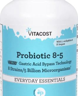Vitacost Probiotic 8-5 - 8 strains -- 5 billion CFU - 120 Vegetarian Capsules
