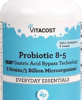 Vitacost Probiotic 8-5 - 8 Strains -- 5 billion CFU - 240 Vegetarian Capsules