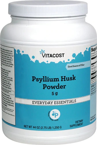 Vitacost Psyllium Husk Powder -- 5 g - 44 oz