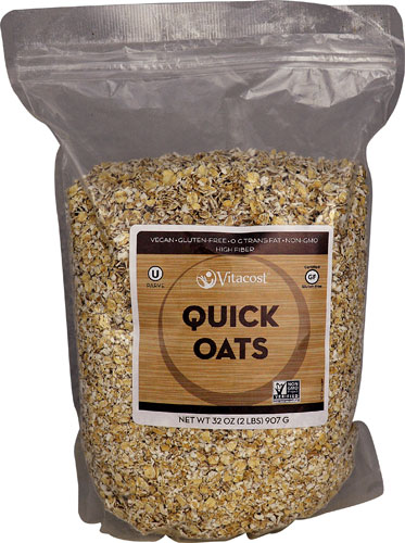 Vitacost Quick Oats Gluten Free - Non-GMO -- 32 oz (907 g)