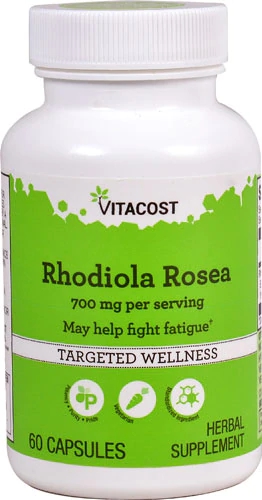 Vitacost Rhodiola Rosea - Standardized -- 700 mg per serving - 60 Capsules