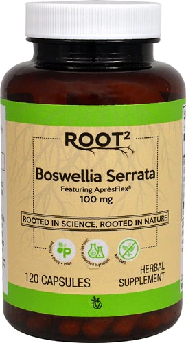 Vitacost ROOT2 Boswellia Serrata Featuring ApresFlex® -- 100 mg - 120 Capsules