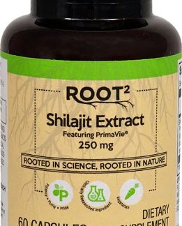 Vitacost ROOT2 Shilajit Extract Featuring PrimaVie® -- 250 mg - 60 Capsules