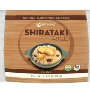 Vitacost Shirataki Rice - Non-GMO and Gluten Free -- 7.1 oz (200 g)