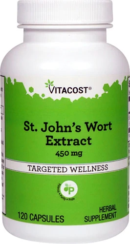 Vitacost St. John's Wort Extract -- 450 mg - 120 Capsules