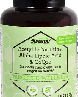 Vitacost Synergy Acetyl L-Carnitine, Alpha Lipoic Acid & CoQ10 -- 60 Capsules