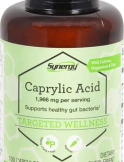 Vitacost Synergy Caprylic Acid -- 1996 mg per serving - 100 Capsules