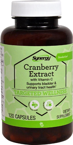 Vitacost Synergy Cranberry Extract - Standardized -- 400 mg with Vitamin C - 120 Capsules