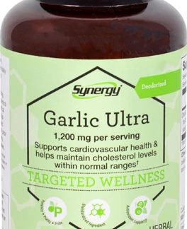 Vitacost Synergy Deodorized Garlic Ultra -- 1200 mg per serving - 180 Capsules