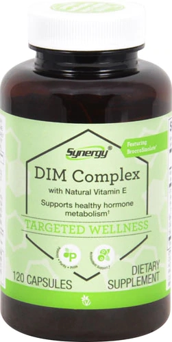 Vitacost Synergy DIM Complex with BroccoSinolate and Vitamin E -- 120 Capsules