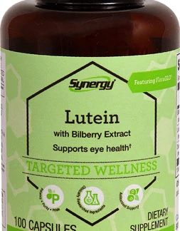 Vitacost Synergy Lutein with Bilberry Extract Featuring FloraGlo® -- 100 Capsules
