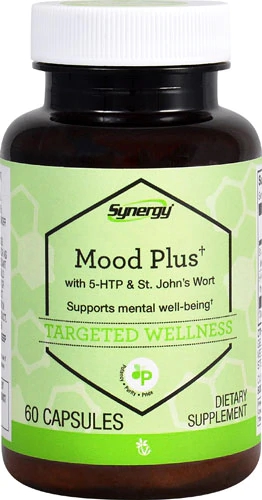 Vitacost Synergy Mood Plus† with 5-HTP & St. John's Wort -- 60 Capsules