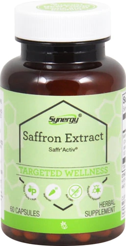 Vitacost Synergy Saffron Extract with Saffr'Activ® -- 60 Capsules