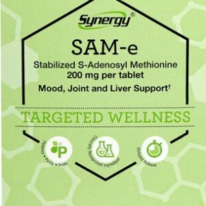 Vitacost Synergy SAM-e -- 200 mg - 60 Enteric Coated Tablets