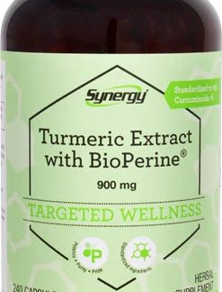 Vitacost Synergy Turmeric Extract with BioPerine® -- 900 mg - 240 Capsules