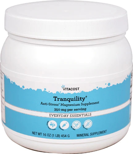 Vitacost Tranquility† Magnesium Supplement Unflavored -- 350 mg per serving - 16 oz
