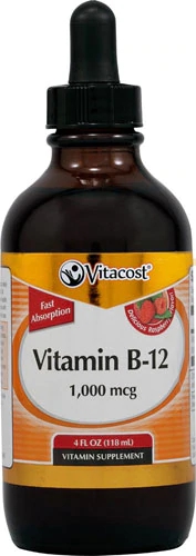 Vitacost Vitamin B-12 Natural Grape -- 1000 mcg per serving - 4 fl oz (118 mL)