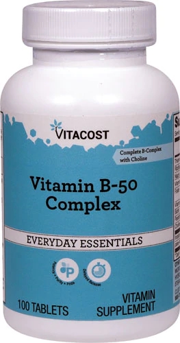 Vitacost Vitamin B-50 Complex -- 100 Tablets