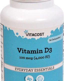 Vitacost Vitamin D3 as Cholecalciferol -- 4000 IU - 100 Capsules