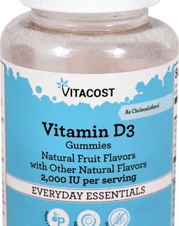 Vitacost Vitamin D3 Gummies for Adults -- 2000 IU - 60 Gummies