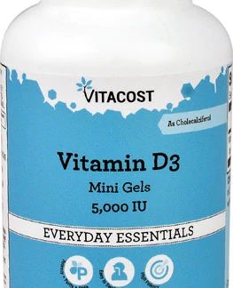 Vitacost Vitamin D3 Mini Gels -- 5000 IU - 365 Softgels