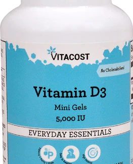 Vitacost Vitamin D3 Mini Gels -- 5000 IU - 100 Softgels
