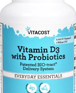 Vitacost Vitamin D3 with Probiotics -- 1 billion CFU** - 60 Tablets