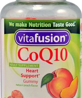 Vitafusion CoQ10 Heart Support Pleasant Peach -- 200 mg - 60 Gummies