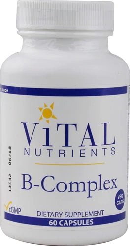 Vital Nutrients B-Complex -- 60 Capsules