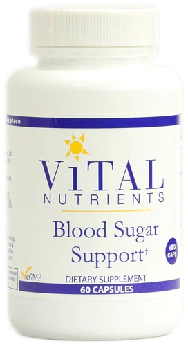 Vital Nutrients Blood Sugar Support -- 60 Capsules