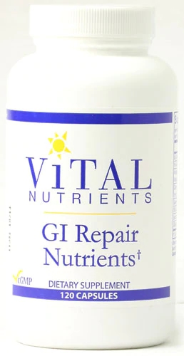 Vital Nutrients GI Repair Nutrients -- 120 Capsules