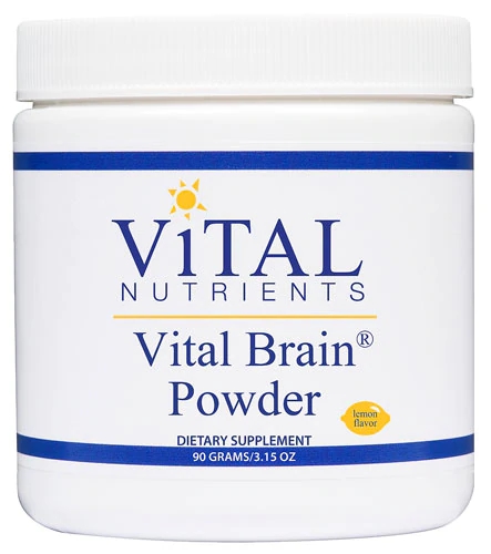 Vital Nutrients Vital Brain® Powder Lemon -- 3.15 oz