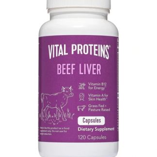 Vital Proteins Beef Liver Pasture-Raised -- 750 mg - 120 Capsules