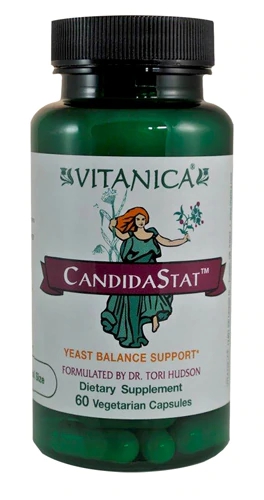 Vitanica CandidaStat™ Yeast Balance Support -- 60 Vegetarian Capsules