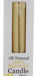 Wally's Ear Candles Beeswax Unscented -- 4 Candles