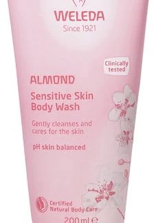 Weleda Body Wash Almond Sensitive Skin -- 6.8 fl oz